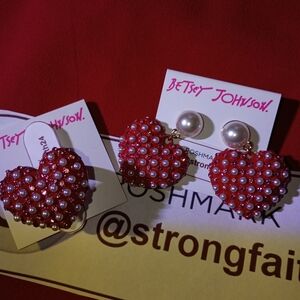 Authentic ❤️ Earrings & Ring